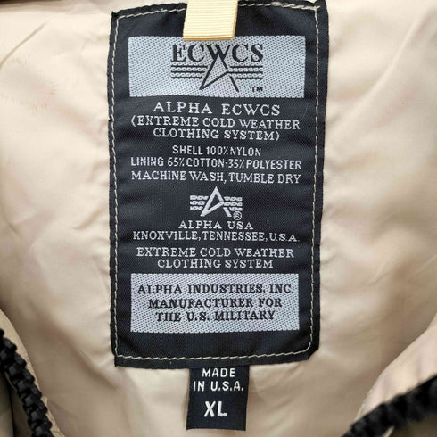 アルファインダストリーズ ALPHA INDUSTRIES USA製 U.S.ARMY ECWCS GEN1 デザートカモ ゴアテックスパーカー メンズ import:XL